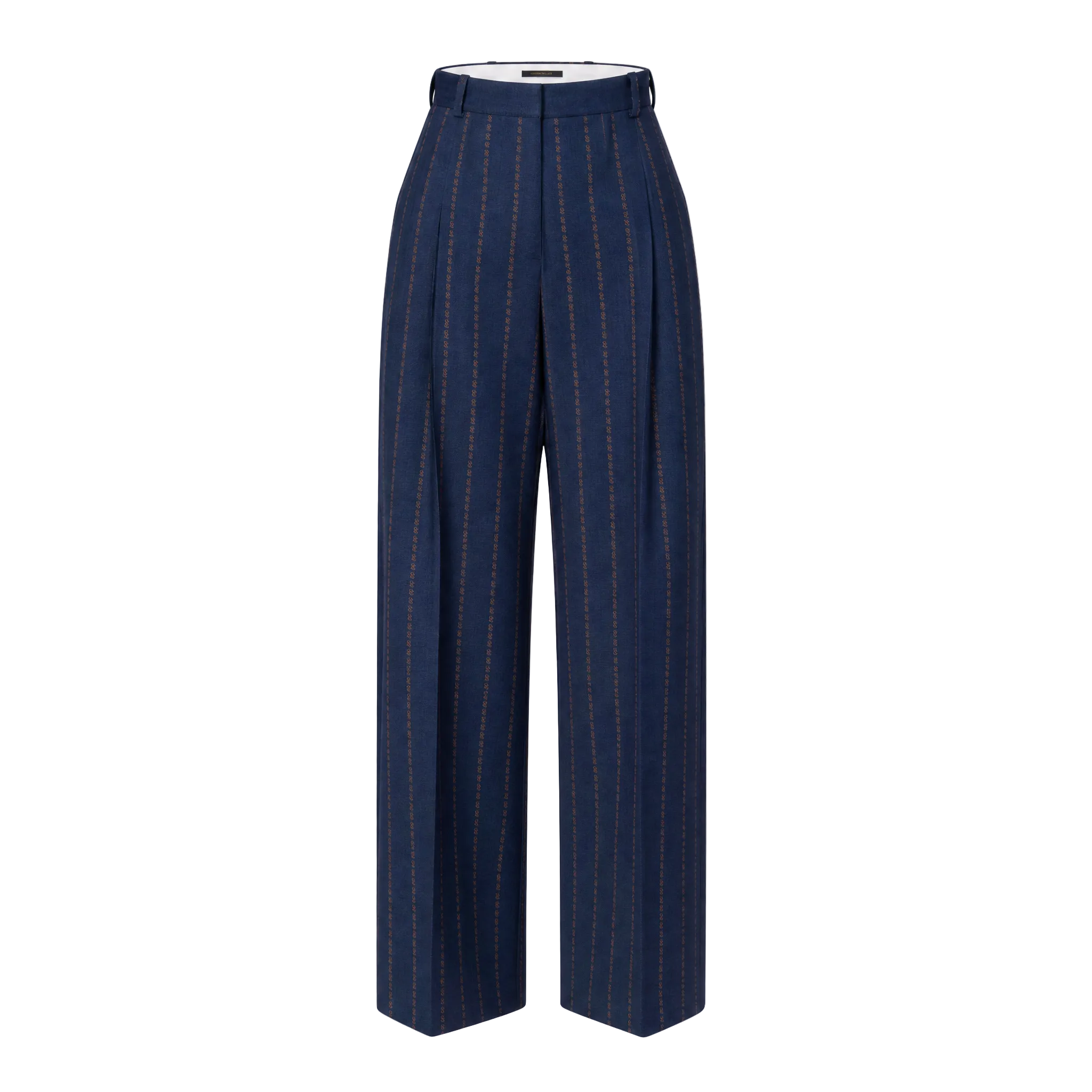 Deep Blue Strip Pants